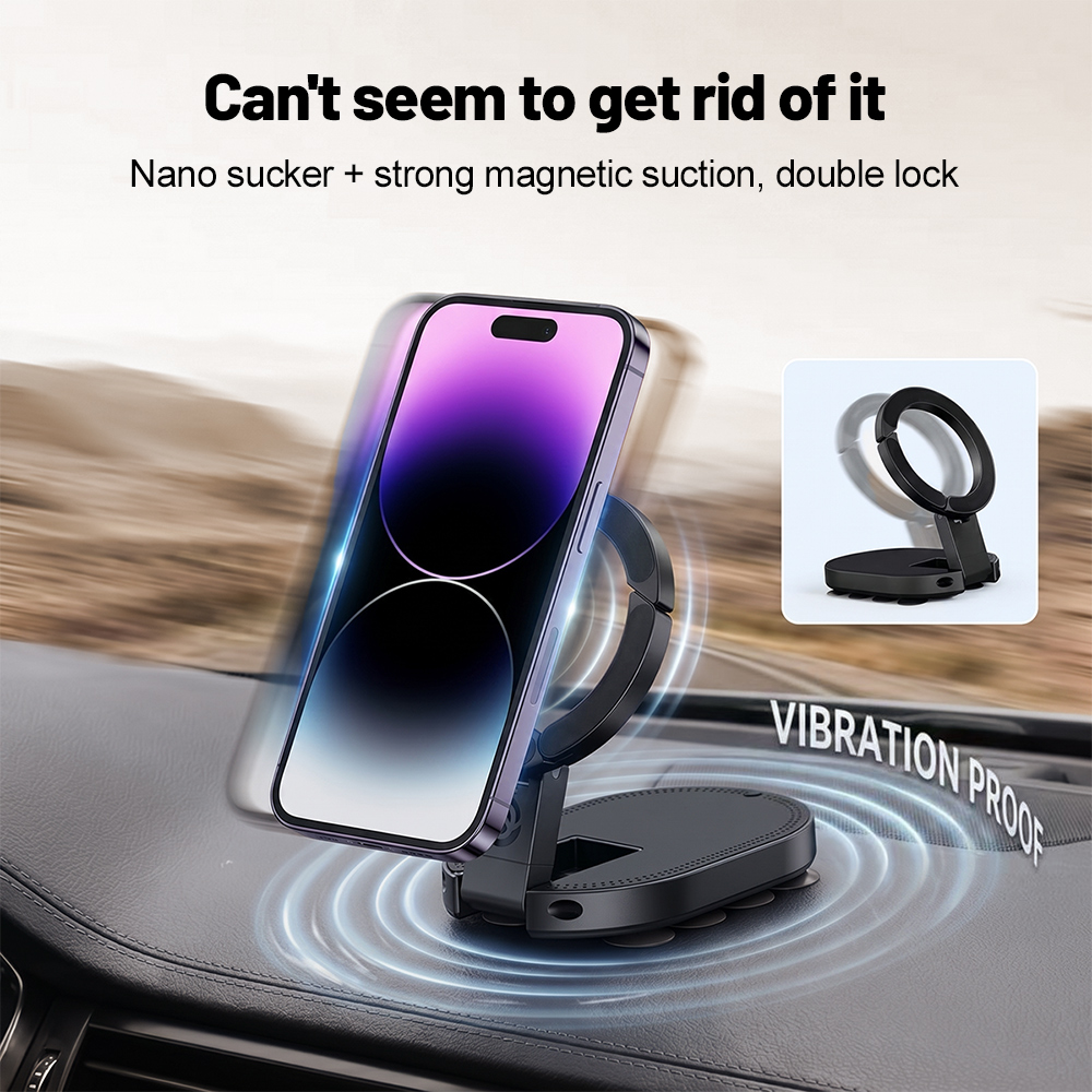 Magnetic Charging Cable - 360 ° 회전식 3-in-1 흡착식 자석