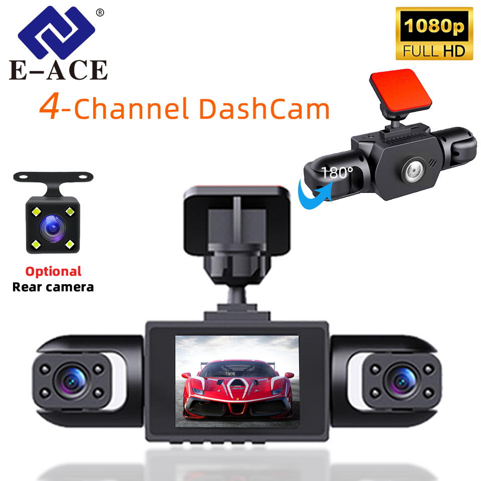 Panoramic Dash Cam 360 - E-ACE 360 ° 차량용 DVR 1080P