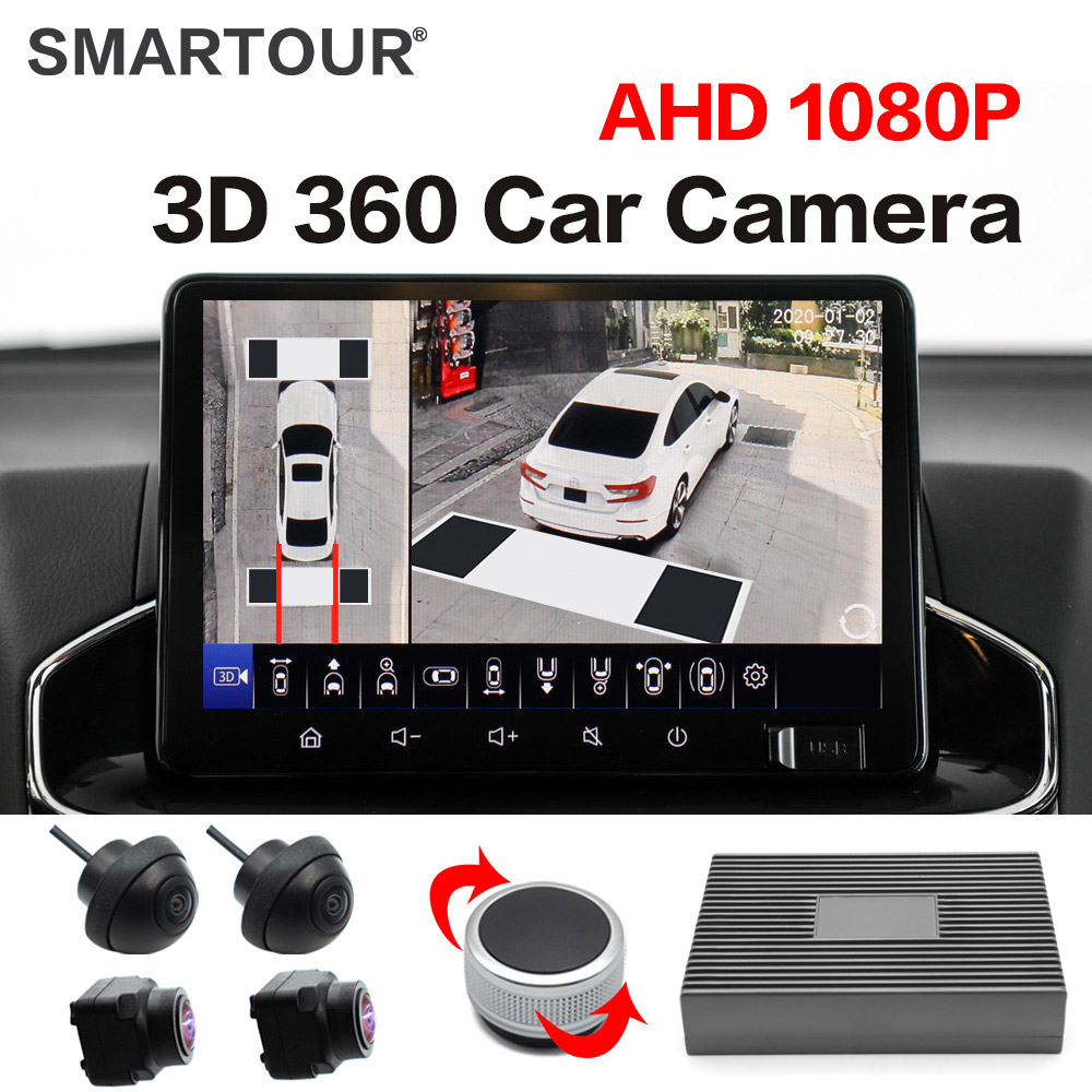 Panoramic Dash Cam 360 - 스마트투어 1080P 360도 버드뷰 3D 카메라