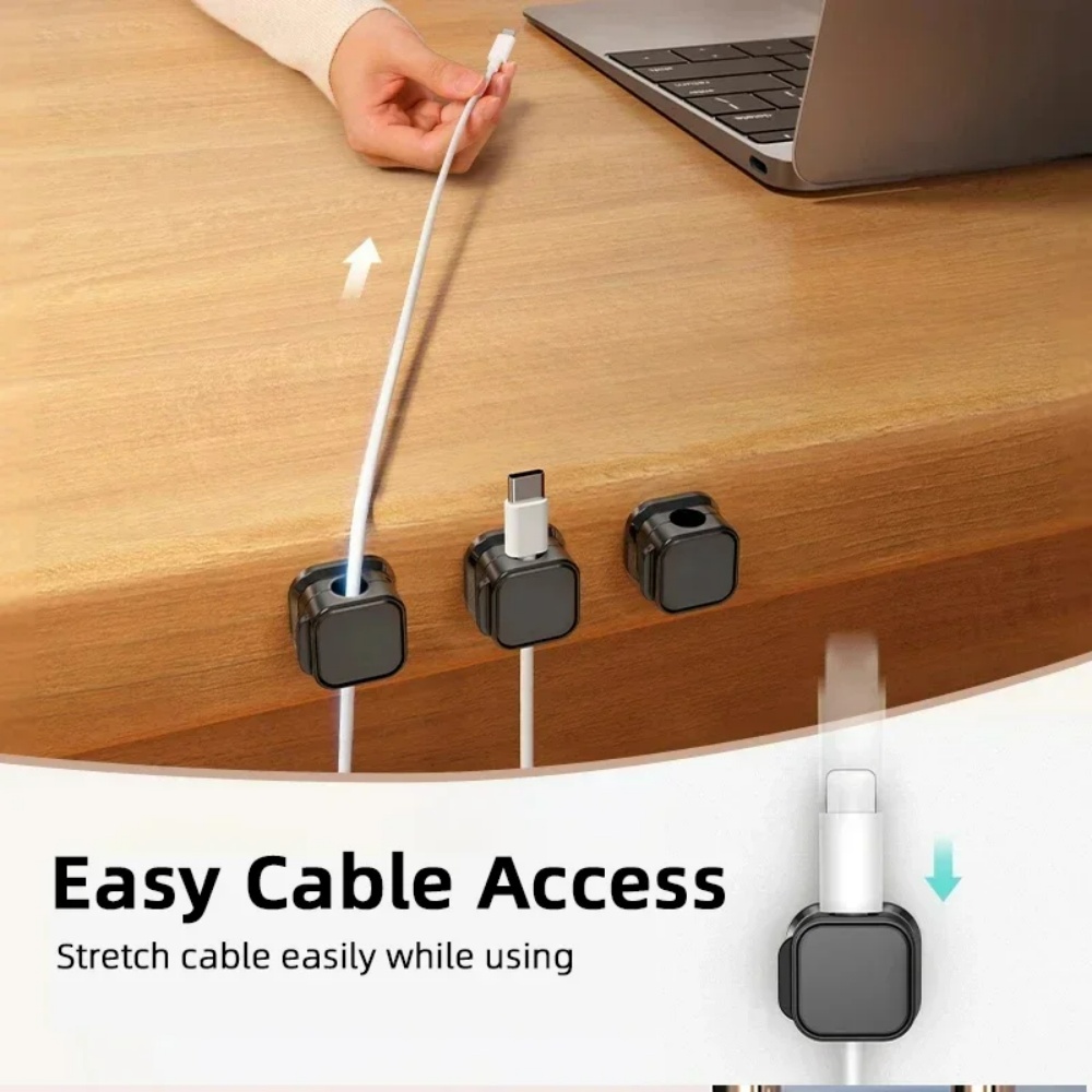 Magnetic Charging Cable - 자석 케이블 클립 정리기 조절 가능한