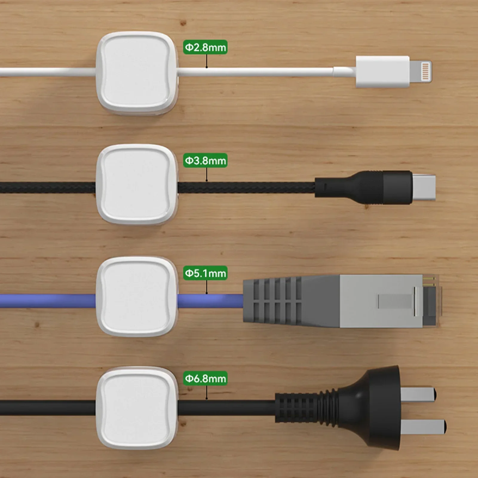 6/12/24PCS 마그네틱 케이블 주최자 클립 케이블 - Magnetic Charging Cable 리뷰 및 가격
