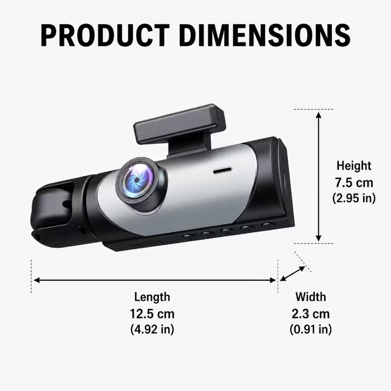 2/3채널 HD 블랙박스, 전방 1080p + 실내 7 - Panoramic Dash Cam 360 리뷰 및 가격