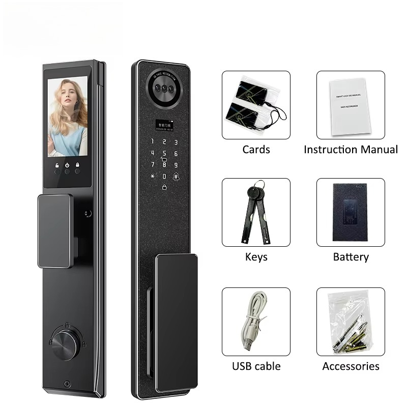 Tuya WiFi 스마트 도어 잠금 장치, 가정용 생체 - Electronics & Gadgets Starting With V 리뷰 및 가격