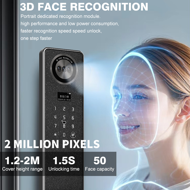 Tuya WiFi 스마트 도어 잠금 장치, 가정용 생체 - Electronics & Gadgets Starting With V 리뷰 및 가격