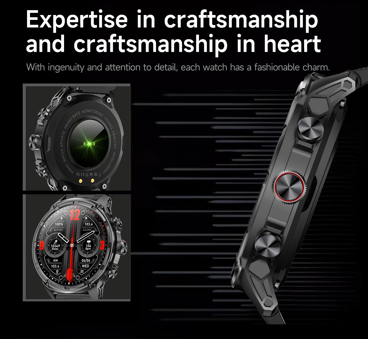 남녀공용 시계 스마트 워치, 스포츠 SmartWatch - Magnetic Charging Cable 리뷰 및 가격