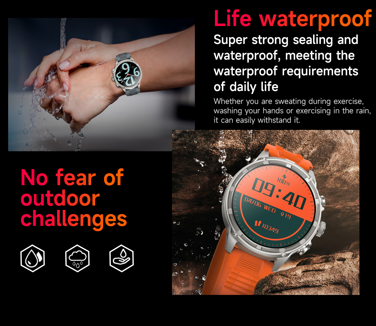 남녀공용 시계 스마트 워치, 스포츠 SmartWatch - Magnetic Charging Cable 리뷰 및 가격