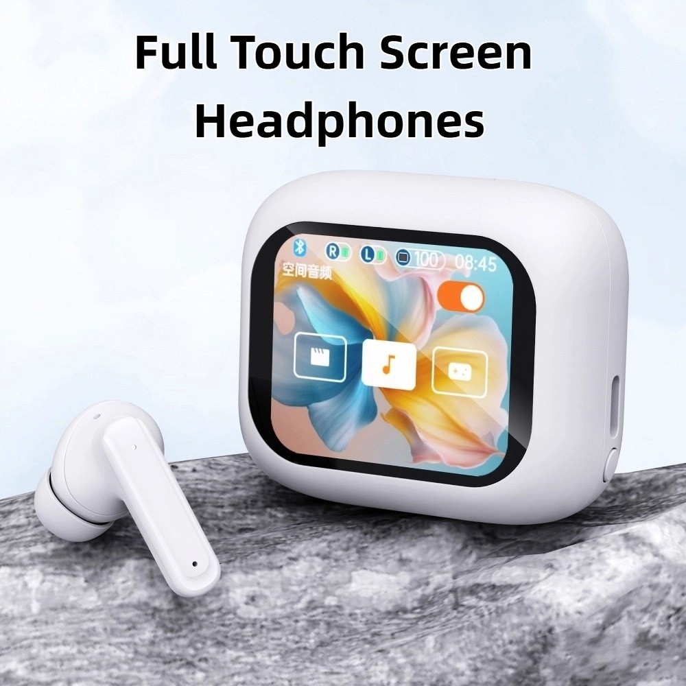블루투스 5.4 풀 터치 스크린 헤드폰 스마트 LCD  - Earbuds Anc Wireless 리뷰 및 가격