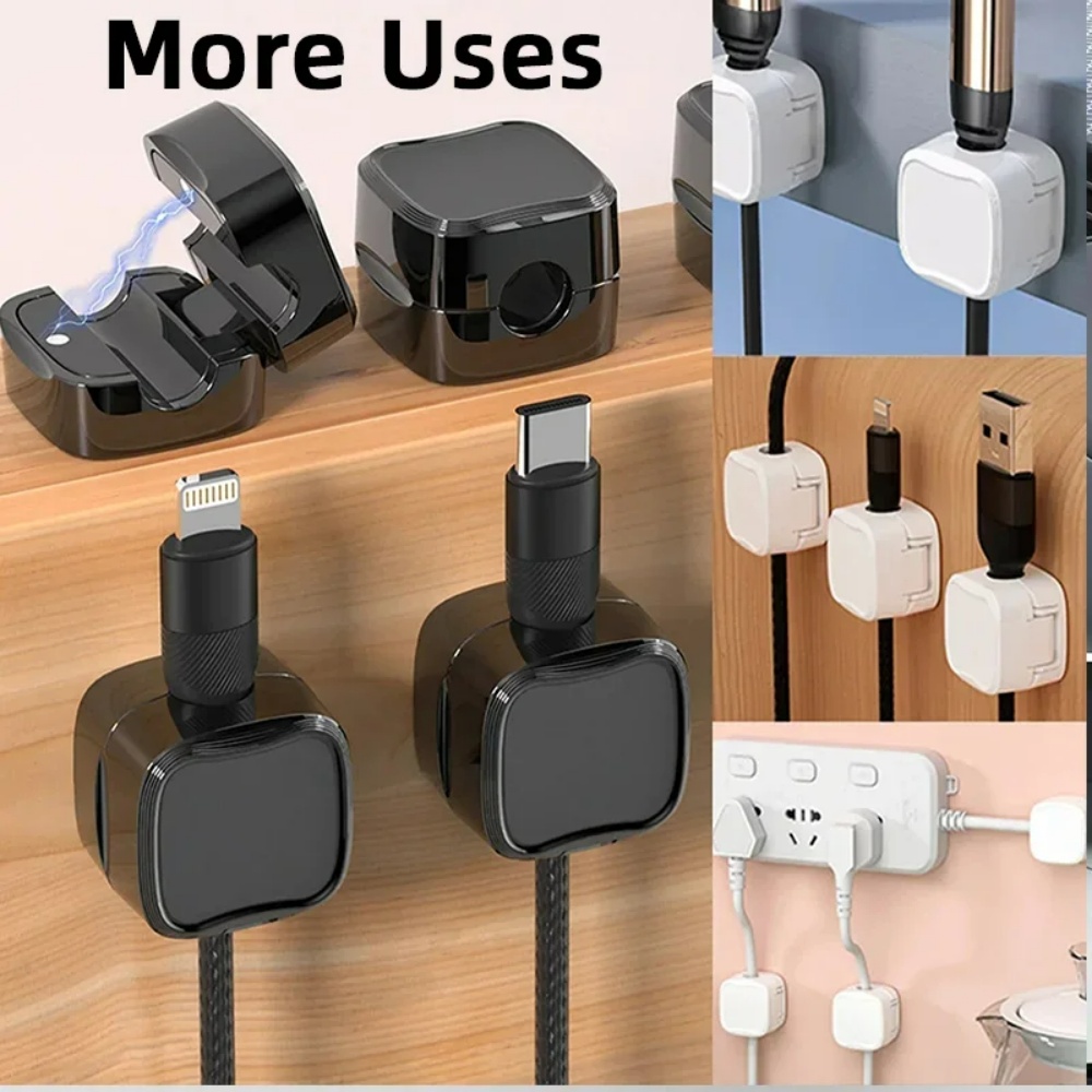 자석 케이블 클립 정리기 조절 가능한 접착식 케이블 정 - Magnetic Charging Cable 리뷰 및 가격