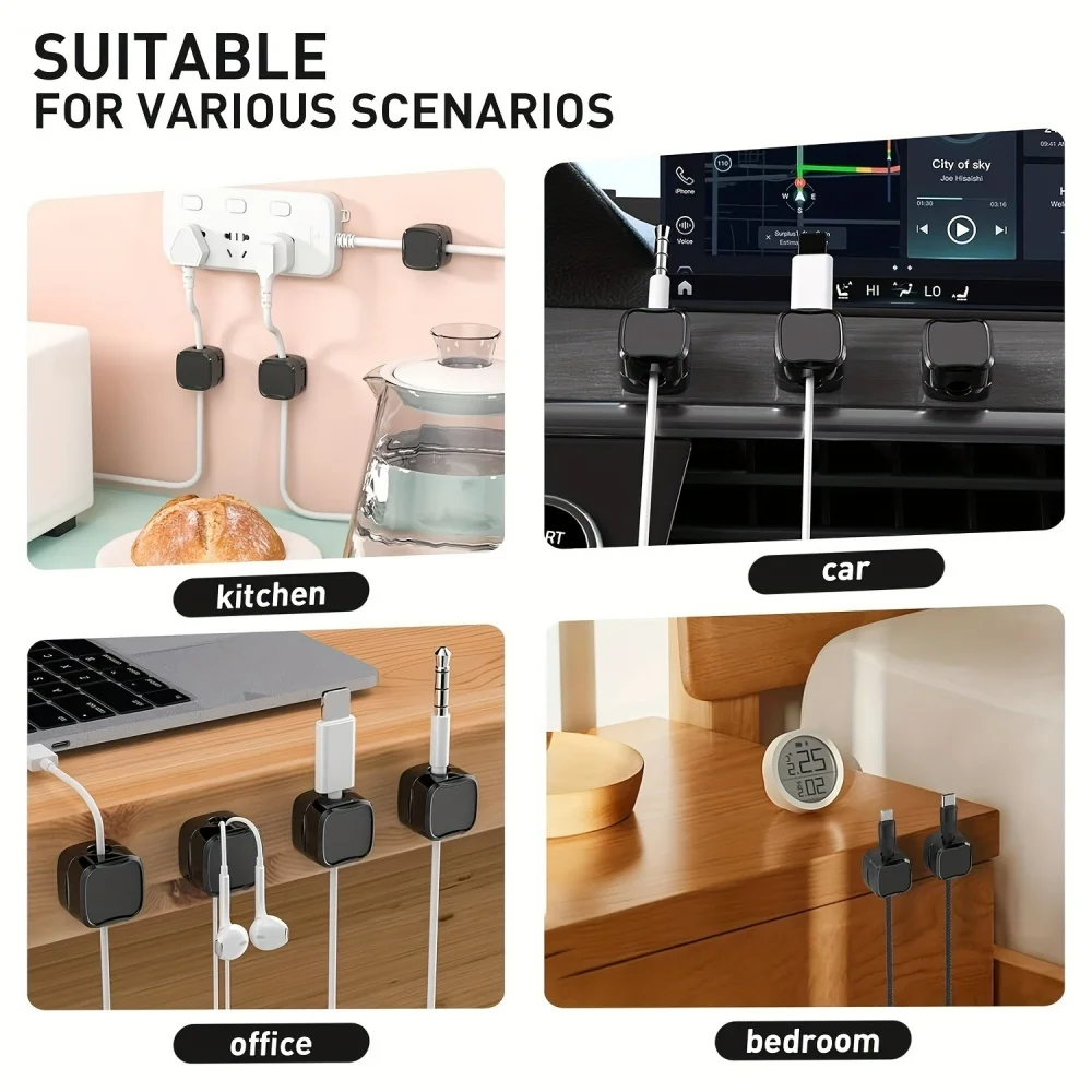 자석 케이블 클립 정리기 조절 가능한 접착식 케이블 정 - Magnetic Charging Cable 리뷰 및 가격