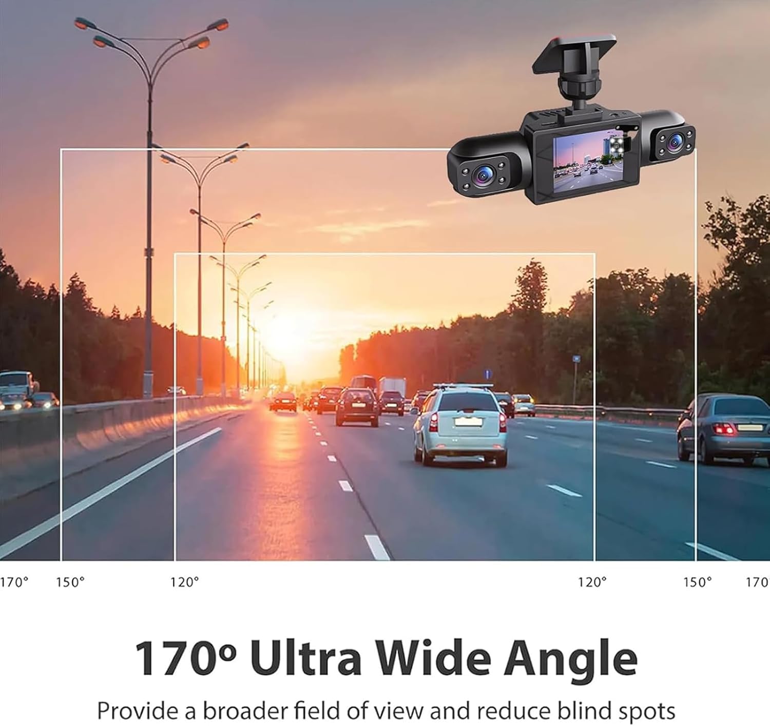 360도 1080P 파노라마 전방위 블랙박스 2인치 4 - Panoramic Dash Cam 360 리뷰 및 가격