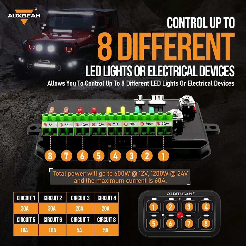 8갱 스위치 패널 BA80 자동 디밍 가능 LED 터치 - Electronics & Gadgets Starting With V 리뷰 및 가격