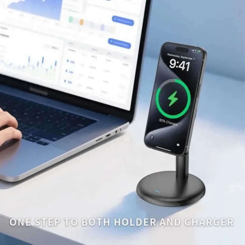 데스크탑 마그네틱 폰 스탠드 고속 무선 충전기 홀더 맥 - Magnetic Charging Cable 리뷰 및 가격