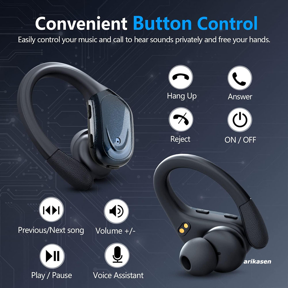 무선 이어버드 스포츠 블루투스 5.3 헤드폰, 소음 차 - Earbuds Anc Wireless 리뷰 및 가격
