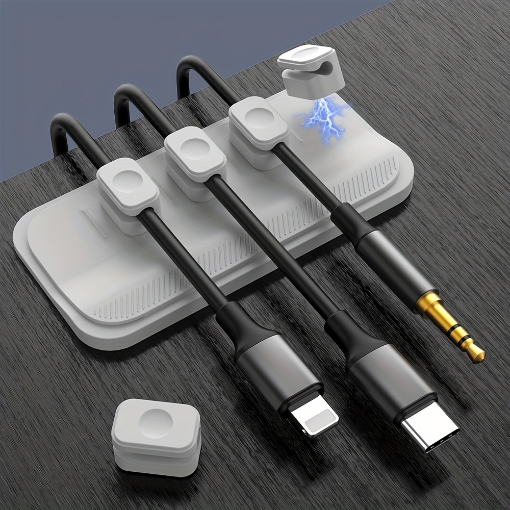 차량용 마그네틱 케이블 정리 실리콘 케이블 클램프 데스 - Magnetic Charging Cable 리뷰 및 가격