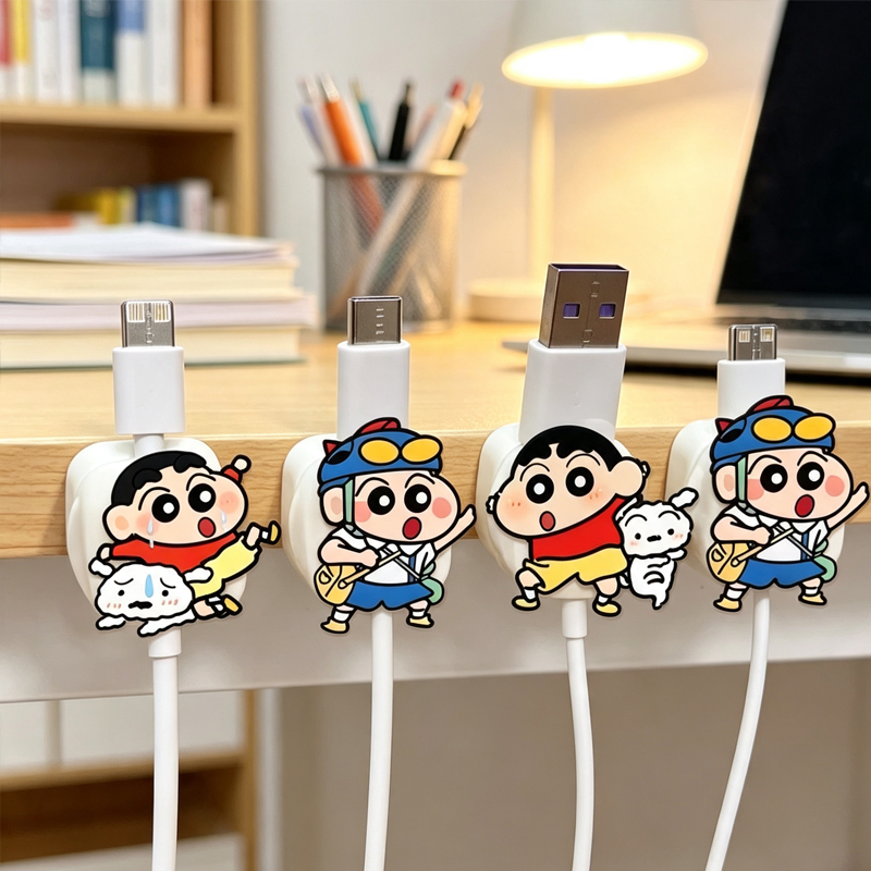 귀여운 크레용신짱 자석 케이블 홀더 데스크탑 와이어 정 - Magnetic Charging Cable 리뷰 및 가격