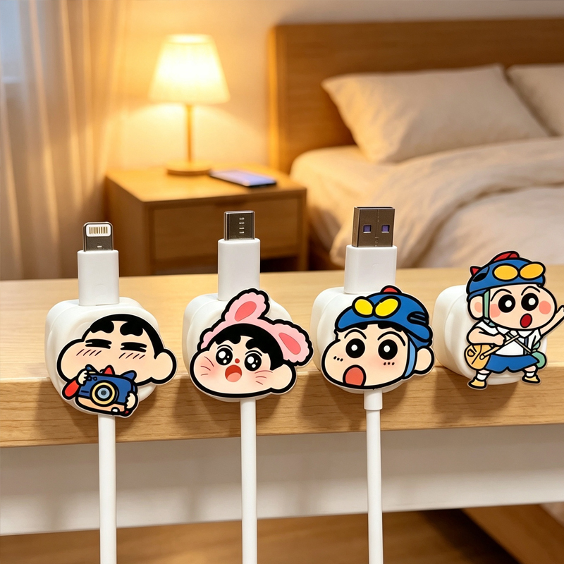 귀여운 크레용신짱 자석 케이블 홀더 데스크탑 와이어 정 - Magnetic Charging Cable 리뷰 및 가격