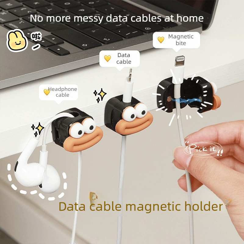 1/5/10개 자석 케이블 클립 책상 케이블 정리기 충 - Magnetic Charging Cable 리뷰 및 가격